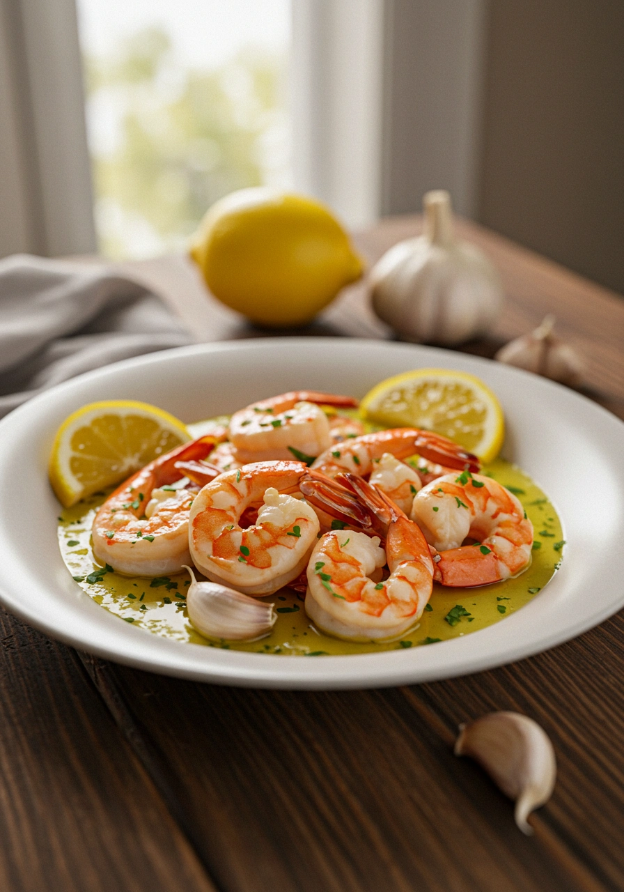 Lemon Garlic Butter Shrimp - tertiary view